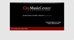 Desktop Screenshot of citymusiccenter.com